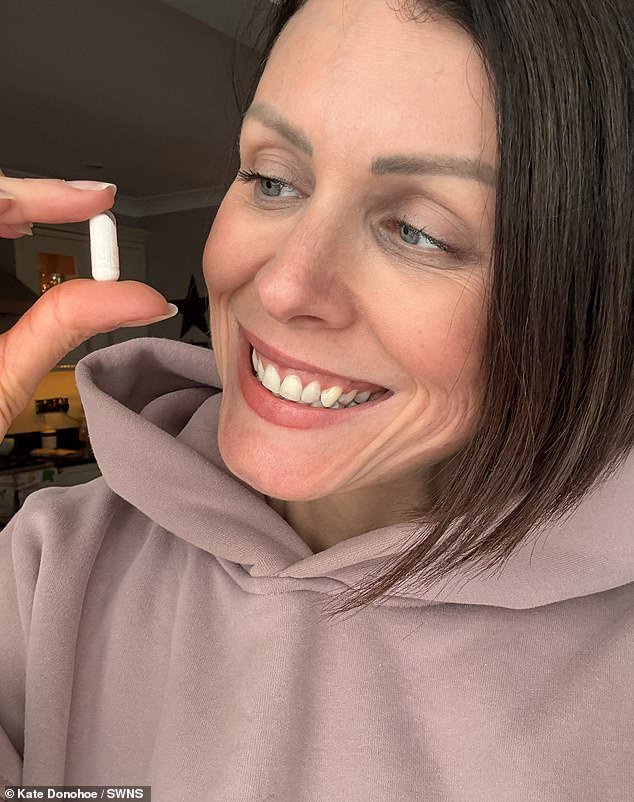 Kate ordered a $14 tub of glucomannan from Amazon, which lasts for a month, with each pill costing around 60 cents