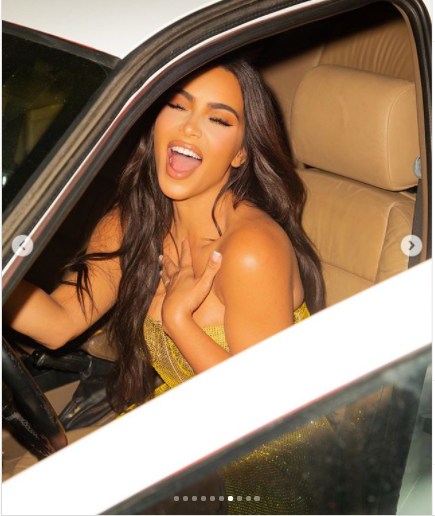 Kim Kardashian shares photos from her surprise 40th birthday party?