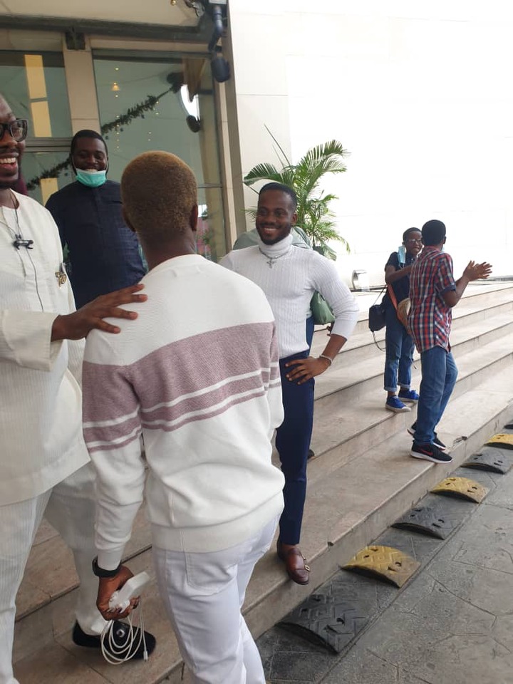 Korede Bello surprises his manager of 10-years with a brand new car to celebrate his birthday (Photos)