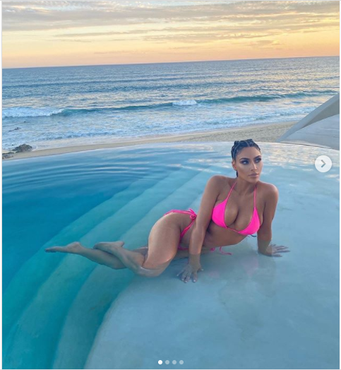 Kim Kardashian West flaunts her bikini body in sexy new photos