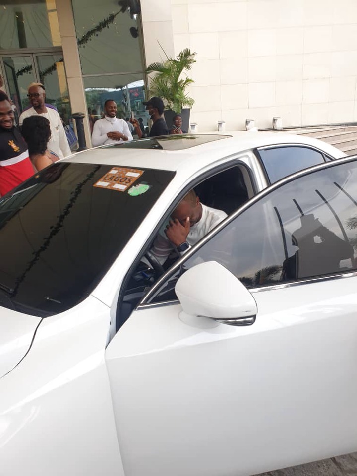 Korede Bello surprises his manager of 10-years with a brand new car to celebrate his birthday (Photos)