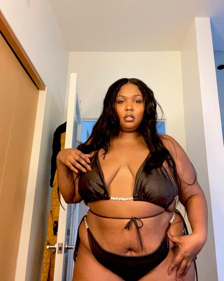 Lizzo flaunts her bikini body in new photos