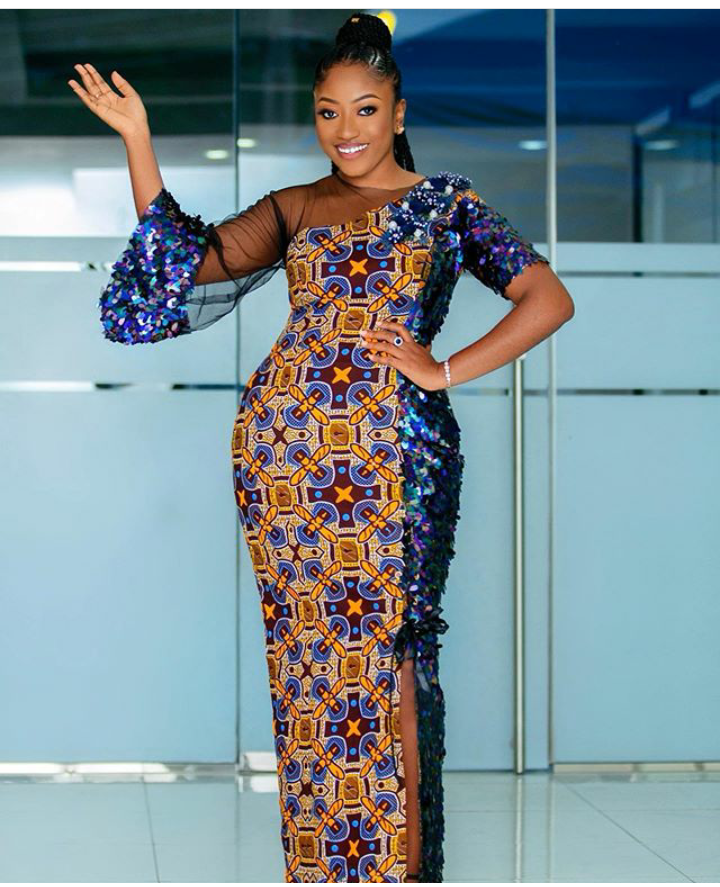 ankara six pieces long gown styles