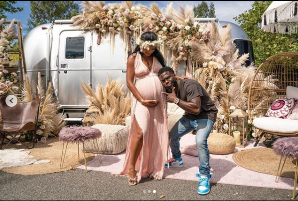 Kevin Hart and wife Eniko celebrate Baby No. 2 with Boho-Chic Baby Shower (photos)