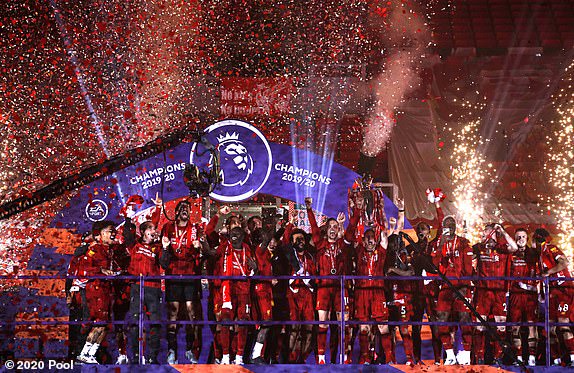 Liverpool lifts Premier League trophy after thrashing Chelsea 5 - 3 at Anfield (Photos)