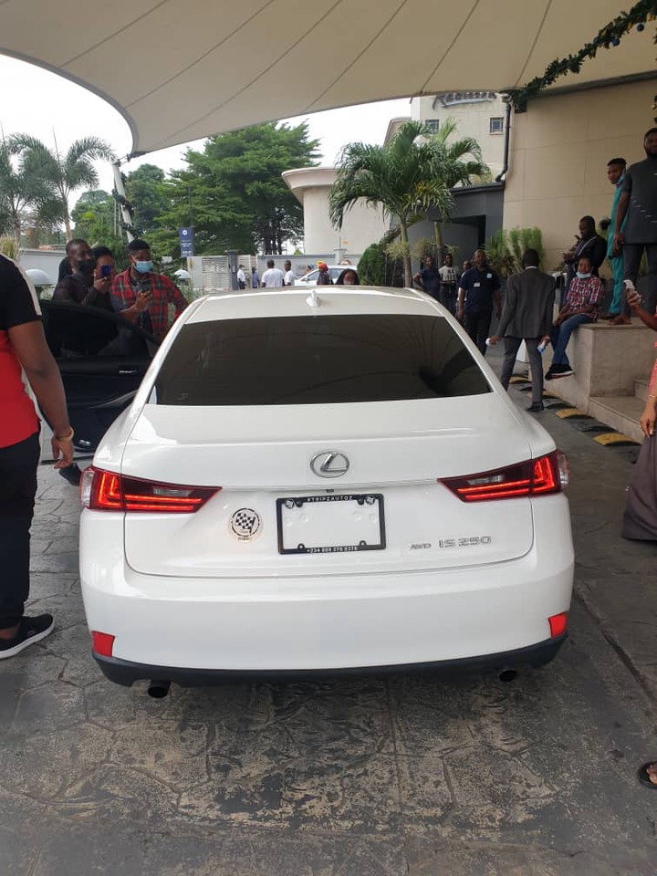 Korede Bello surprises his manager of 10-years with a brand new car to celebrate his birthday (Photos)