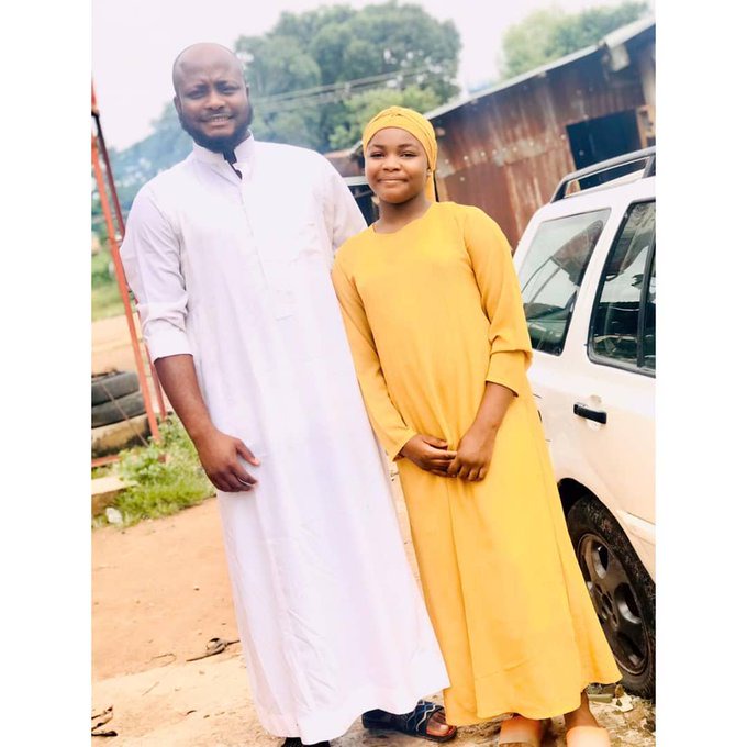 Tochi and his 15-year-old daughter Chinwe.