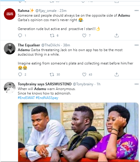 Nigerians drag former Presidential aspirant, Adamu Garba over his threat to sue Twitter CEO Jack Dorsey for supporting #EndSARS protest