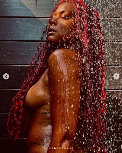 Actress, Taraji P Henson flaunts her toned body in steamy shower photoshoot 