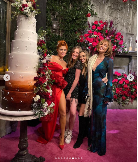 Actress, Bella Thorne and Benjamin Mascolo throw engagement party with family and friends (photos)