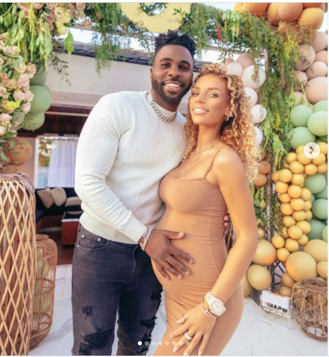 Singer, Jason Derulo and pregnant girlfriend?Jena Frumes?share photos from their baby shower