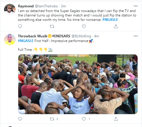 Nigerians react after Super Eagles threw away four-goal lead to draw 4-4 with Sierra Leone in AFCON qualifying match?