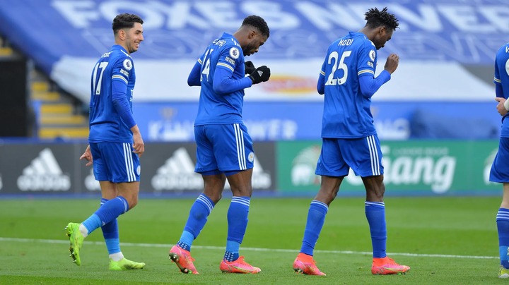 Kelechi Iheanacho and Wilfred Ndidi 