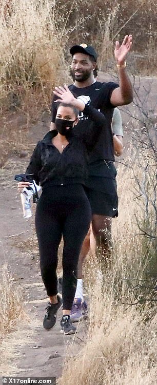 Khloe Kardashian and Tristan Thompson spotted looking "very happy" as they enjoy a hike together in Malibu hills (photos)