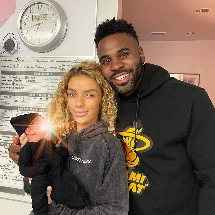 Singer Jason Derulo welcomes his first child with girlfriend Jena Frumes, a baby boy?