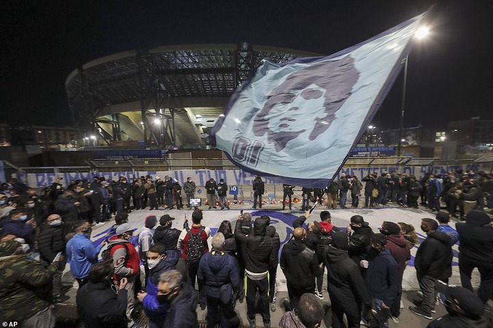 Biopic series on Diego Maradona premieres at stadium with his name in  Buenos Aires