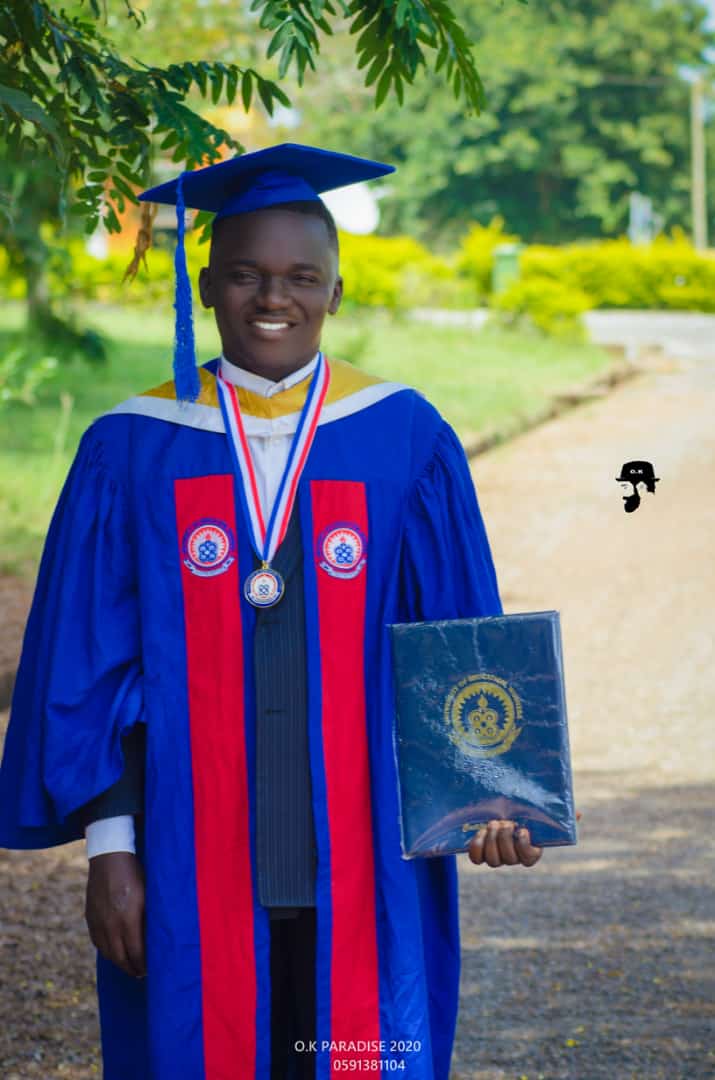 Education with Talent is Possible - Says Phrimpong As He Graduates From University