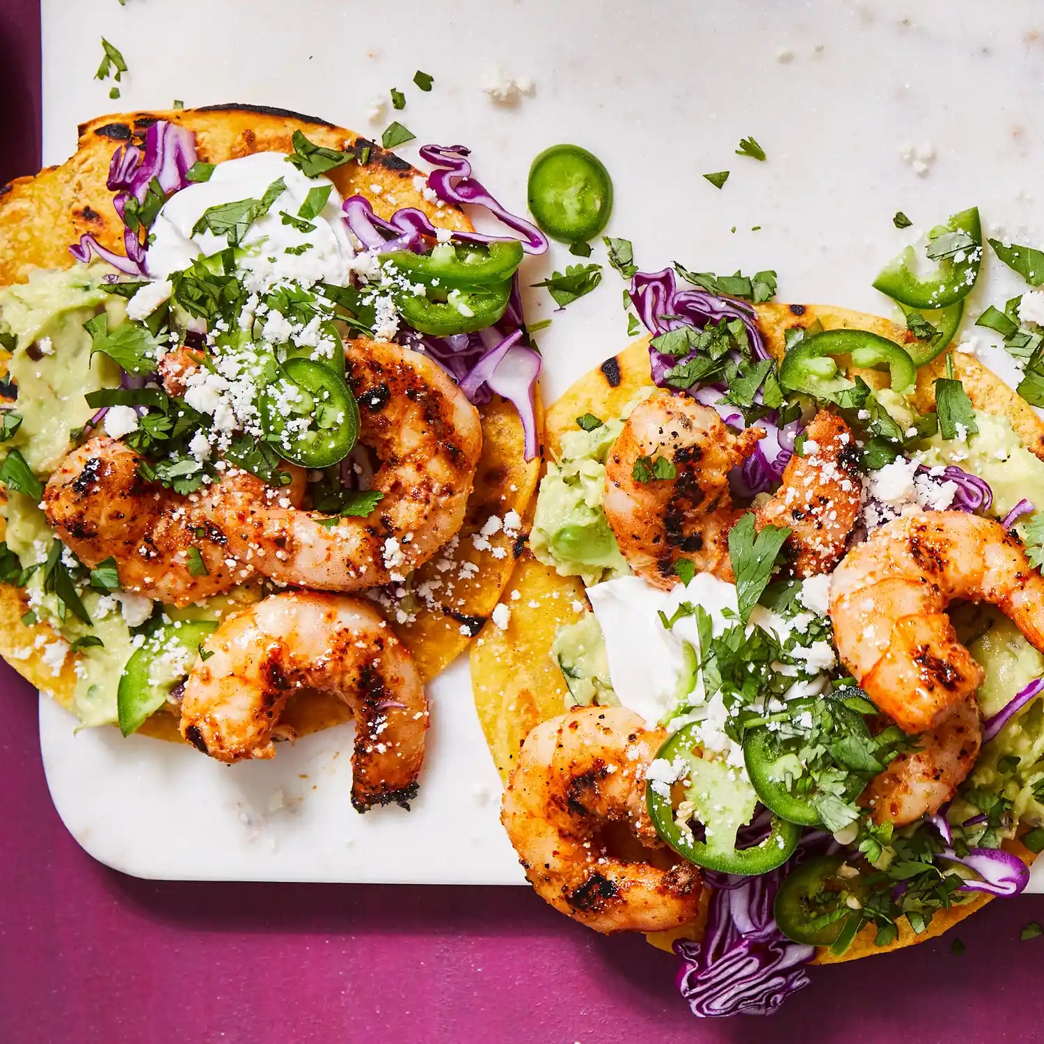 Grilled Shrimp TostadasÂ&nbsp;