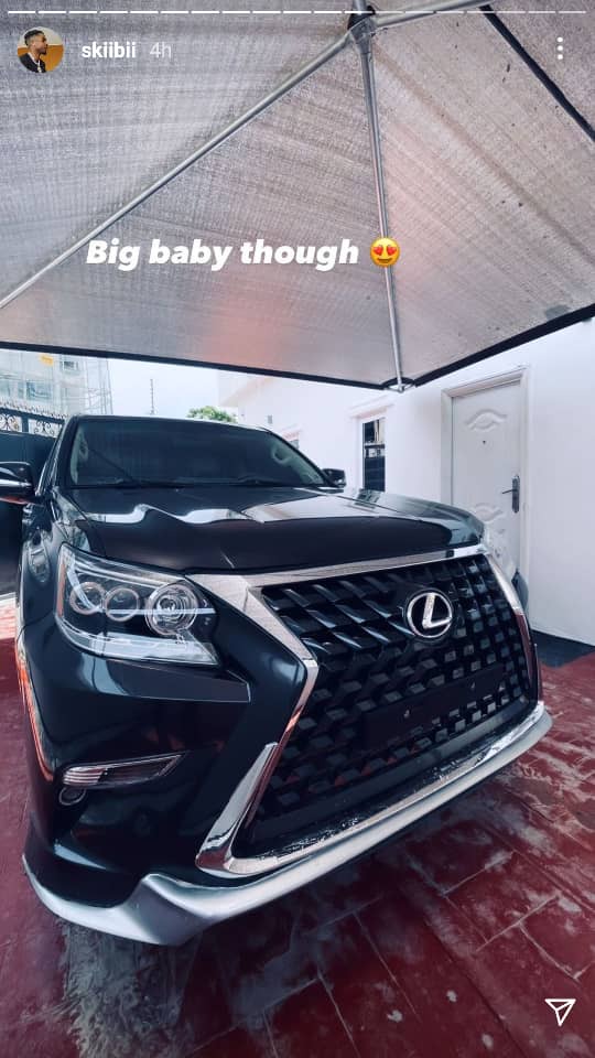 Singer Skiibii acquires brand new Lexus SUV (photos)