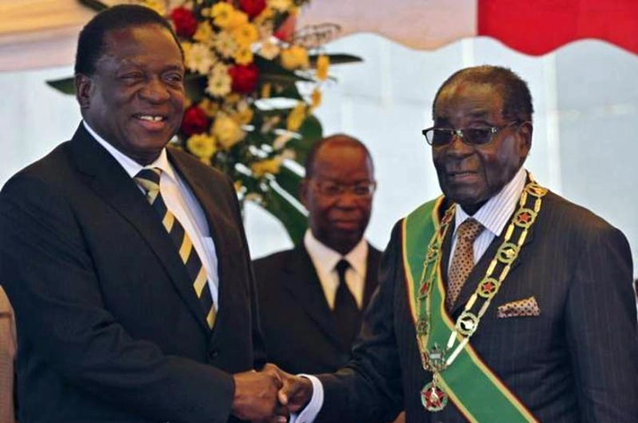 Mugabe and Mnangagwa