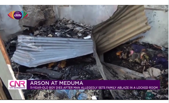 11-year-old boy burnt to death as stepfather allegedly sets house ablaze (photos)