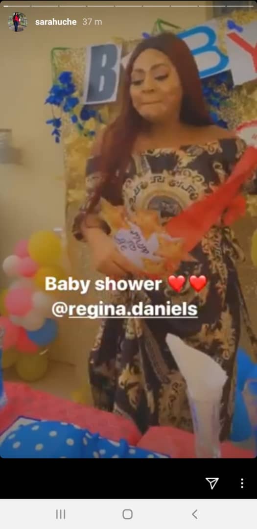 Regina Daniels Baby Shower