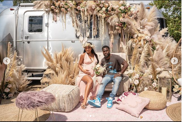 Kevin Hart and wife Eniko celebrate Baby No. 2 with Boho-Chic Baby Shower (photos)