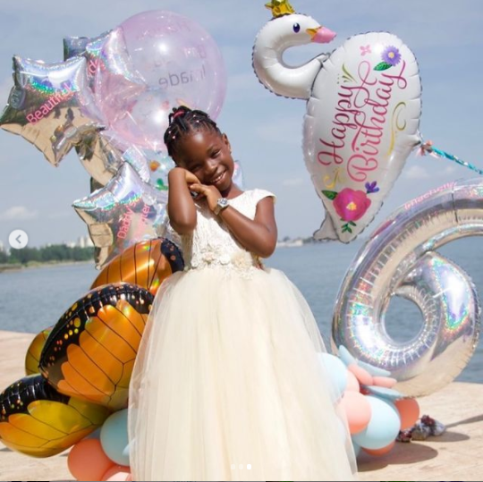 Davido celebrates daughter Imade on her 6th birthday
