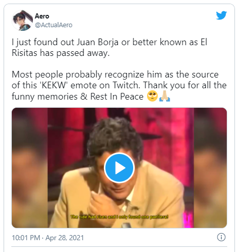 Juan Joya Borja, aka El Risitas, dead: Twitch's favorite emote