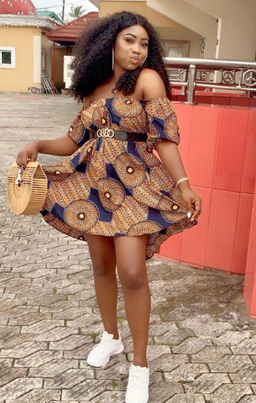 Ankara Short Dress 