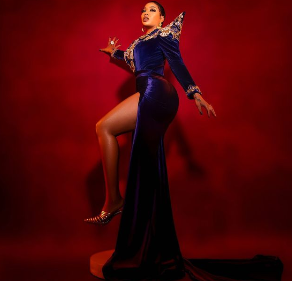 Fashion entrepreneur, Toyin Lawani poses topless as she releases stylish photos to celebrate her 39th birthday