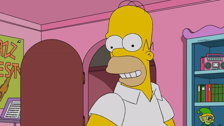 Homer smiles at Lisa on "The Simpsons."