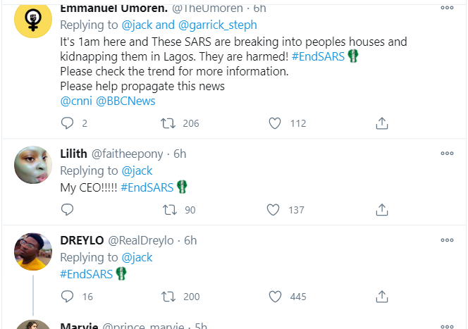 Twitter CEO, Jack Dorsey reveals special #EndSARS emoji after endorsing the movement