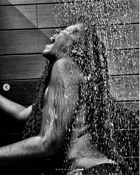 Actress, Taraji P Henson flaunts her toned body in steamy shower photoshoot 