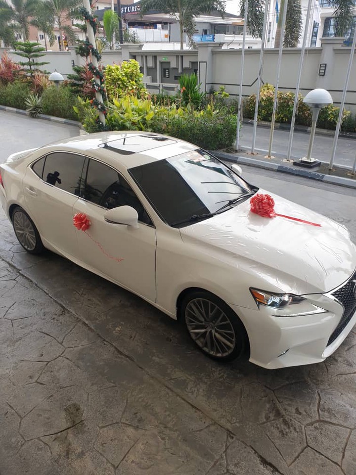 Korede Bello surprises his manager of 10-years with a brand new car to celebrate his birthday (Photos)