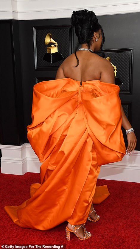 Check out stunning red carpet photos from the 63rd Grammy Awards