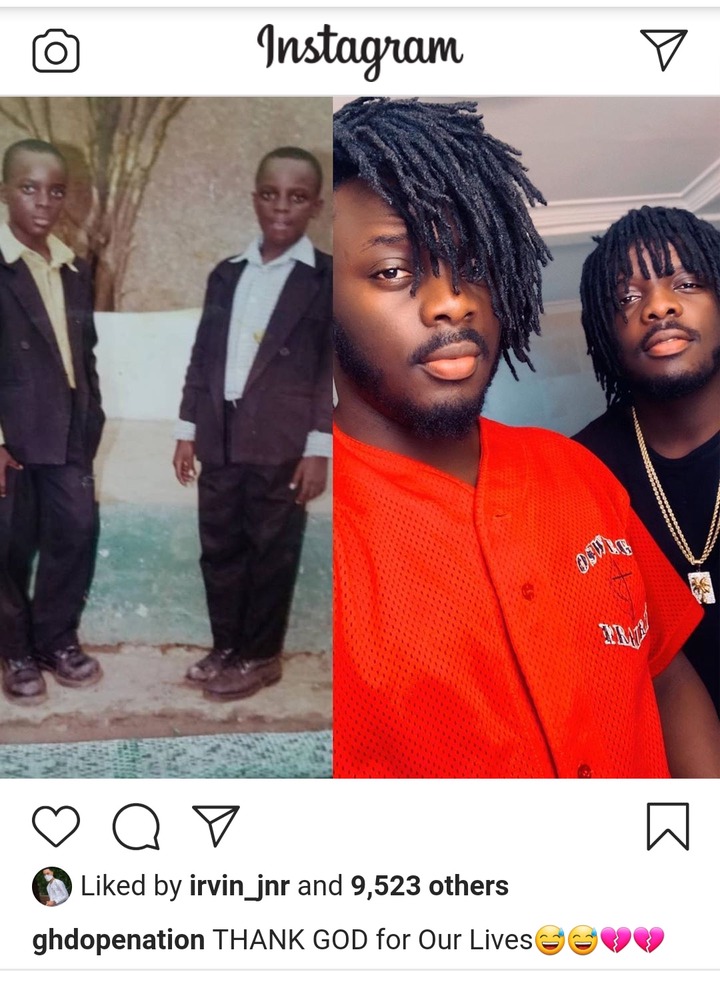 Check Out The Stunning Childhood Photo DopeNation Shared With Fans