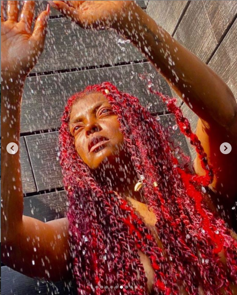 Actress, Taraji P Henson flaunts her toned body in steamy shower photoshoot 