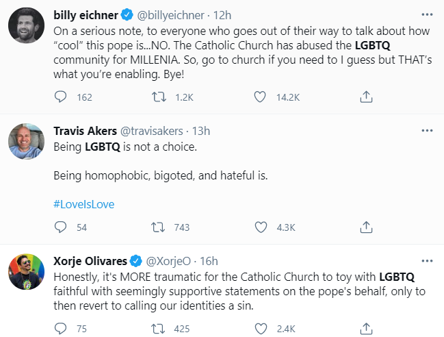  LGBTQ community react to Vatican new