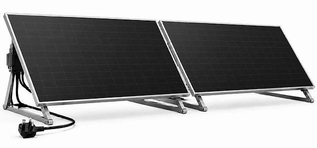 Plug-in solar panels can be bought on the high street for less than £700
