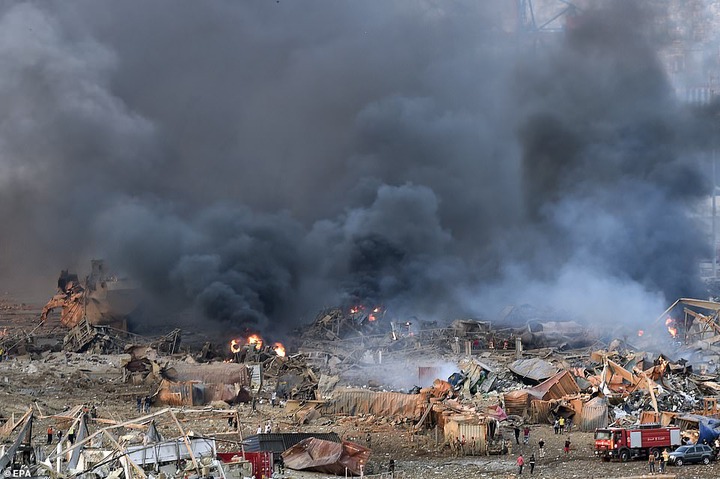 Update: At least 50 killed and 2,500 injured after massive explosion in Lebanon