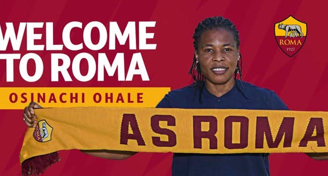 Osinachi Ohale joins AS Roma