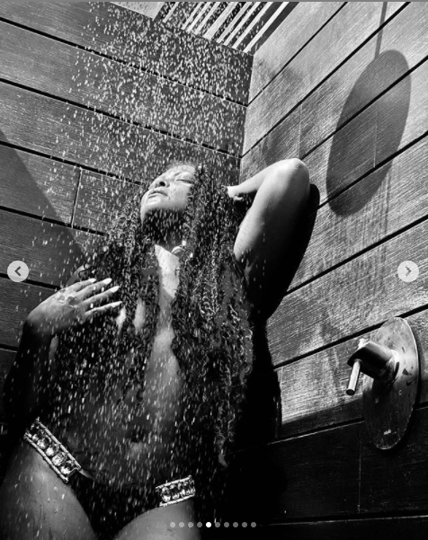 Actress, Taraji P Henson flaunts her toned body in steamy shower photoshoot 