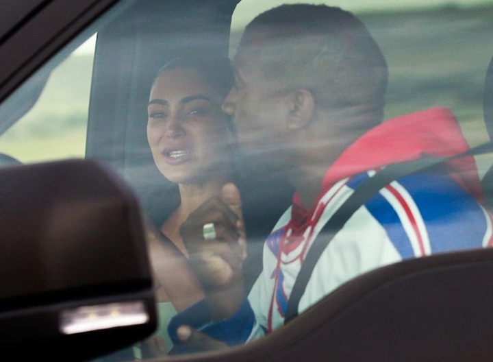 Kim Kardashian breaks down in tears as she reunites with Kanye West in Wyoming for marriage crisis talks (photos)
