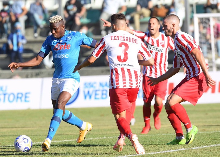 Victor Osimhen scores hat-trick against Teramo