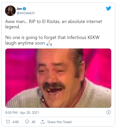 El risitas is dead R.I.P : r/TimeworksSubmissions