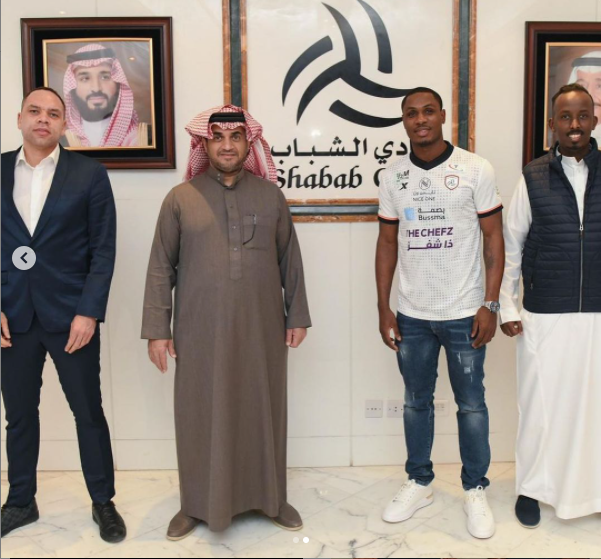 Odion Ighalo joins Saudi Arabian side Al Shabab on a permanent deal from Shanghai Shenhua (photos)