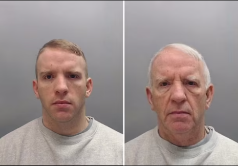 Police mock gangster twins with billboard mugshots showing how old they