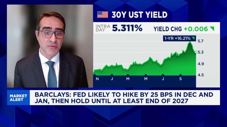 Barclays' Giannoni sees Fed hiking in December and January as inflation pressures persist