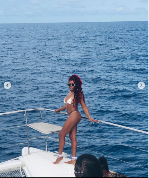 Bikini-clad Taraji P. Henson parties on a yacht as she celebrates her 50th birthday in Mexico (photos)